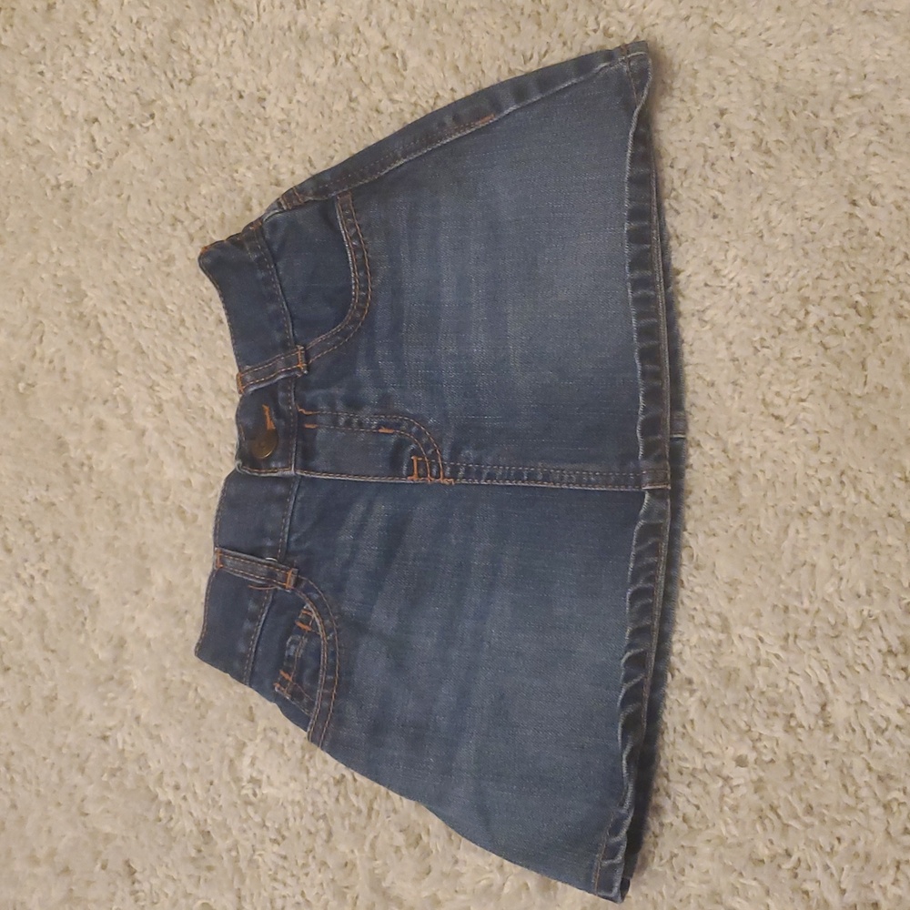 5 For 25$ Oshkosh Denim Skirt Girls‎ Size 4 Blue
